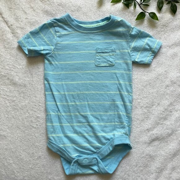 Mixed Baby Bundle 3-6M | Striped Bodysuit, Long Sleeve Tee, Pants & Shorts, GUC - Picture 2 of 16